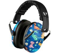 Vanderfields Casque antibruit Premium - Réduction du bruit à large spectre 29 dB à 2 000 Hz - Casque pour enfants 3-12 - Dinosaure Club B