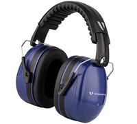 Vanderfields Casque antibruit Premium - Réduction du bruit à large spectre 36,1 dB à 2 K Hz - Casque anti-bruit - Adultes + Adolescents - Bleu marine