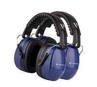 Vanderfields Casque antibruit Protection auditive premium - Réduction du son à large spectre 35 dB à 2 K Hz - Écouteurs anti-bruit - Adultes + Adolescents - Bleu marine - Lot de 2