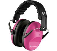 Vanderfields Casque antibruit protection auditive premium - Réduction sonore large spectre 29 dB à 2 KHz - Casque anti bruit pour enfants 3 à 12 ans - Rose