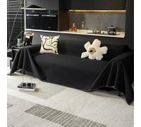 VanderHOME Housse de canapé imperméable et antidérapante, Protection canapé, Couverture magnétique pour canapé, Protection canapé Chien 190 * 280cm-Noir