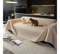 VanderHOME Housse de canapé imperméable et antidérapante, Protection canapé, Couverture magnétique pour canapé, Protection canapé Chien 190 * 420cm-Kaki