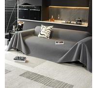 VanderHOME Housse de canapé imperméable et antidérapante, Protection canapé, Couverture magnétique pour canapé, Protection canapé Chien 190 * 340cm-Gris foncé
