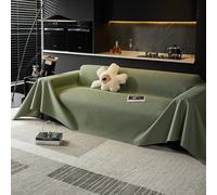 VanderHOME Housse de canapé imperméable et antidérapante, Protection canapé, Couverture magnétique pour canapé, Protection canapé Chien 190 * 340cm-Vert Matcha
