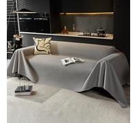 VanderHOME Housse de canapé imperméable et antidérapante, Protection canapé, Couverture magnétique pour canapé, Protection canapé Chien 190 * 260cm-Gris Clair