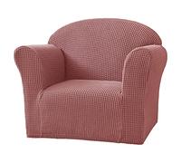VanderHOME Housse de Fauteuil pour Enfant Extensible Jacquard Housse de Canapé Enfant Housse Fauteuils Lavable pour Chambre d'enfant (Rouge Brique)