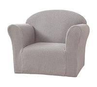VanderHOME Housse de Fauteuil pour Enfant Extensible Jacquard Housse de Canapé Enfant Housse Fauteuils Lavable pour Chambre d'enfant (Taupe)