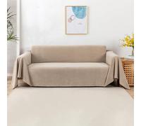 VanderHOME Imperméable Housse de canapé Extensible Serviette de canapéAnti-poussière Canapé Couverture Lavable Protège Canapé Canapé Serviette pour Domestiques Animaux Enfants 180 * 340cm-Kaki