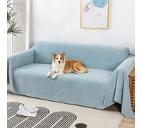 VanderHOME Imperméable Housse de canapé Extensible Serviette de canapéAnti-poussière Canapé Couverture Lavable Protège Canapé Canapé Serviette pour Domestiques Animaux Enfants 180 * 130cm-Bleue