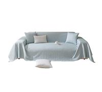 VanderHOME Multi-taille polyester Housse de canapé Quatre Saisons Salon Universel Serviettes de canapé cool pour l'été Antidérapant élastique multifonctionnel respirant Canapé Serviette 210*230cm Vert