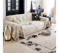 VanderHOME Multifonctionnel Plaid Couverture de canapé Grande Taille Décoratifs Jeté de lit ou Jeté de canapé, Plaid Canape Dangle, Protege Canape 180 * 280cm-Curry