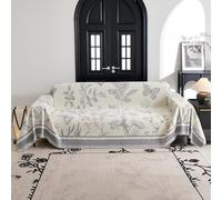 VanderHOME Multifonctionnel Plaid Couverture de canapé Grande Taille Décoratifs Jeté de lit ou Jeté de canapé, Plaid Canape Dangle, Protege Canape 180 * 180cm-Gris