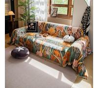 VanderHOME Plaid Canape Grande Taille Housse de canapé Multifonction Jete de Canape Polyvalente avec Décoratifs Glands，Couverture Canapé Résistante Aux Griffes de Chat 180 * 230cm-Parapluies