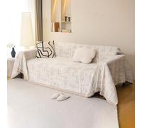 VanderHOME Plaid Canape, Jeté de Canapé Réversible, Protection Canapé,Jete de Canape Grande Taille,Décoratifs Jetés de lit,Multifonctionnel Plaid Jeté de Lit 180 * 340cm-Caqui