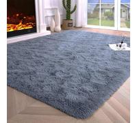 VanderHOME Tapis Doux Salon Chambre sans Perte ni décoloration Tapis De Sol Grand Soft Tapis à Poils Longs Moelleux sans Perte ni décoloration gris-140 * 200cm