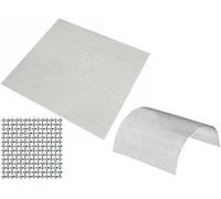 Vandicka 2 x Grillage Inox 304 Anti Insectes et Rongeurs, Treillis Métallique Maille Fine 20 Mesh , Grille D'aération Carrée 150 x 150 mm