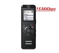 Vandlion-Dictaphone V36 MP3 à commande vocale",avec micro pour touristes MUF,1536kpbs HiFi,musique statique sans perte,800mAh,"longue durée statique - Type Black-16 GO