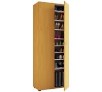 Vandol I Armoire à chaussures 2 portes, finition hêtre.