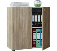 Vandol Mini armoire de bureau avec 2 portes, imitation chêne Sonoma.
