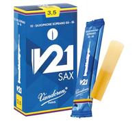 Vandoren – Anches pour saxophone soprano V21 SR8035 – Force 3,5 – Boîte de 10