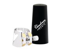 Vandoren Ligature Optimum LC04P pour clarinette basse – plastique avec couvre-bec