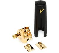 Vandoren Ligature saxophone ténor Optimum LC080P V16 Métal avec couvre-bec plastique