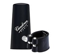 VANDOREN - LC24P - Ligature cuir clarinette basse + couvre-bec plastique