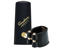 VANDOREN - LC26P - Ligature cuir saxo soprano + couvre-bec plastique