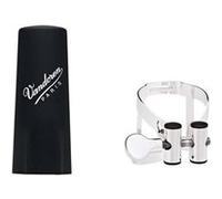 Vandoren - Ligature M/O pour clarinette Sib - Argentée - Couvre-bec plastique