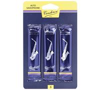 Vandoren Lot de 3 anches alto Sax 1.5 traditionnelles