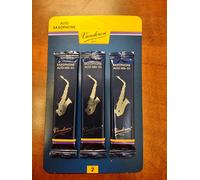 Vandoren Lot de 3 anches alto Sax 2 traditionnelles