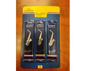 Vandoren Lot de 3 anches alto Sax 2 traditionnelles