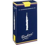 Vandoren Anches pour saxophone soprano Traditionnelles – Boîte de 10 – Force 1,5
