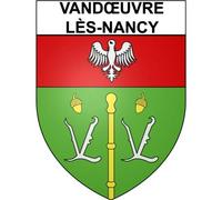 Vandœuvre-lès-Nancy 54 ville Stickers blason autocollant adhésif - Taille : 4 cm