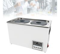 vanenferse Bain-Marie De Laboratoire, Chauffe-réservoir d'eau À Température Constante avec Affichage Numérique, Température Maximale 99,9 ℃, Acier Inoxydable, pour l'enseignement