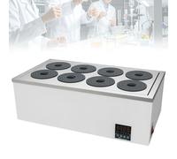 vanenferse Bain-Marie De Laboratoire, Chauffe-réservoir d'eau À Température Constante avec Affichage Numérique, Température Maximale 99,9 ℃, Acier Inoxydable, pour l'enseignement