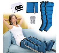 vanenferse Bottes Masseur De Jambes Électrique À Compression d'air, Drainage Lymphatique Jambes, 6 Chambres Botte Pressotherapie Jambes Et Ventre Et Bras, Circulation Sanguine Jambes
