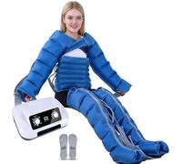 vanenferse Bottes Pressothérapie 6 Chambre XXL, 6 Chambre Pressotherapie Jambes Et Ventre Et Bras, Machine De Drainage Lymphatique De Pression d'air pour Appareil Circulation Sanguine Bras