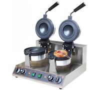 vanenferse Burger À Glace Électrique Hamburger Maker - 180° Rotation Matériau Antiadhésif Plaque - Machine De Cuisson À Gaufres - Gaufrier À Hamburger Commercial - Temps & Contrôle De La Température