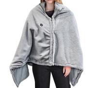 vanenferse Couverture De Châle Chauffante Électrique Portable pour Femmes, Jeté Portable Chauffant par USB pour L'extérieur, 3 Niveaux De Chauffage Chauffage Rapide, Lavable en Machine, 150 X 80 Cm