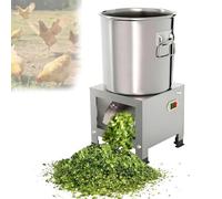 vanenferse Hachoir À Légumes Électrique Professionnel À 4 Lames, Processeur d'alimentation pour Volaille, Broyeur en Acier Inoxydable, pour La Préparation D'aliments pour Volailles Et Animaux