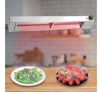 vanenferse Lampe Chauffante Commerciale pour Aliments, Lampe Chauffante Alimentaire en Acier Inoxydable pour Cuisine, Température Réglable De 30 À 85 ℃ pour Cuisine De Buffet De Restaurant