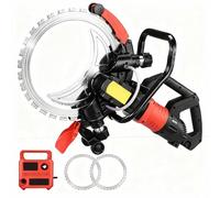 vanenferse Scie À Béton Électrique Toroïdale, Scie À Anneau pour Béton, 12000W Machine De Découpe Murale, Rainureuse Beton Coupe sans Poussière pour Couper Béton, Brique, Profondeur De Coupe 29 Cm