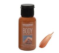 Vaneria Crème correctrice pour le corps, crème couvrante pour tatouages, cicatrices sur les jambes et le corps, pour tatouages, cicatrices, varices, taupes et taches sombres (4 tons) (4 tons de