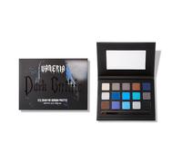 VANERIA - Palette de Fards à Paupières 15 Couleurs Fumées,Style Gothique avec Noirs et Gris,Finitions Mat,Scintillant & Métallisé,Tenue Longue Durée & Résistant à l'Eau,pour Halloween(Goth Blue)