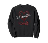 VANESSA A Nurse Gift Cute Doctor Designer Personalized Nurse Sweatshirt
