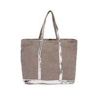 Vanessa Bruno Cabas 'CABAS' taupe / argent, Taille Taille unique