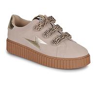 Vanessa Wu ABY Baskets Mode Femme Beige 39