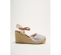 vanessa wu chaussures femme de couleur argent