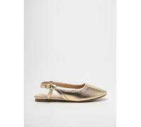 vanessa wu chaussures femme de couleur or